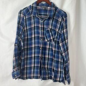 Primark Plaid Button Down‎ Shirt